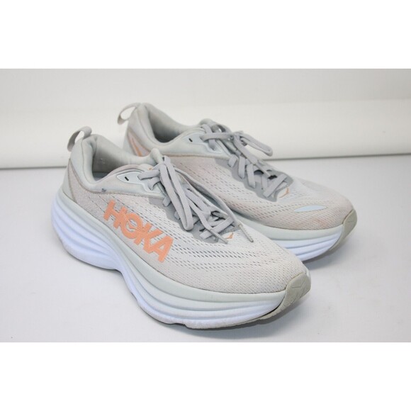 Hoka One One Shoes - HOKA ONE ONE Womens BONDI 8 1127952-HMLR HARBOR/LUNAR ROCK 8.5 B Running Shoes
